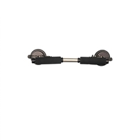 Rouleau de kayak en aluminium Ican R02 et système d'assistance au chargement pour le transport sur le toit d'un SUV avec ventouses