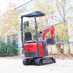 Mini-excavatrice sur chenilles multifonction certifiée CE Chine, 1 tonne, avec moteur, pompe et contrôle PLC, garantie 1 an - Product Image 5