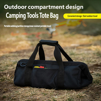 Sac de rangement pour piquets de camping, sac à outils pliable imperméable en Oxford 900D pour piquets de tente, hamac et accessoires de auvent