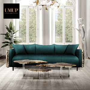 Classic Villa High Quality Customized Color Modern Design Apartment &amp; Hotel Use Luxury Fabric <strong>Sofa</strong> <strong>Set</strong> - Product Image 6