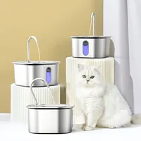 Distributeur automatique de nourriture et d'eau 2 en 1 pour animaux de compagnie, bol d'alimentation et gamelle pour chat et chien