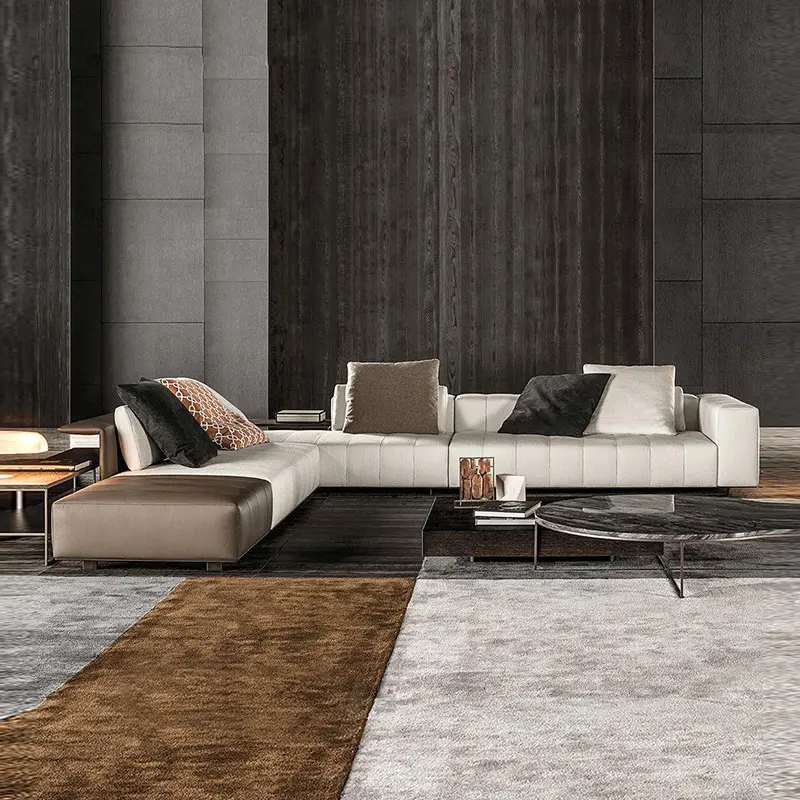 Moderne Leder Wohnzimmer Sofas leichte Luxus Sofas 1 2 3-Sitzer Schnitte Couch benutzer definierte Sofa Set Möbel für zu Hause
