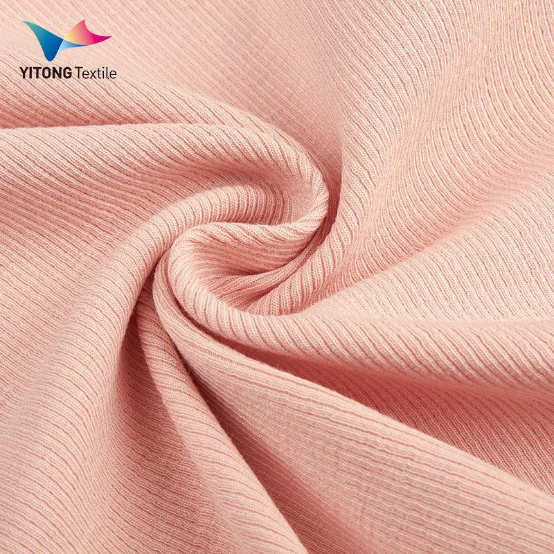 High Quality 260 Gsm Viscose Cotton Fabric 48% Viscose 48% Cotton 4% Spandex Fabric for Underwear