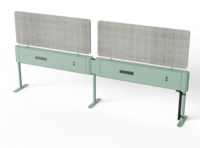 Système de distribution d'alimentation pour poste de travail OMNI Office Power Beam avec câble de données
