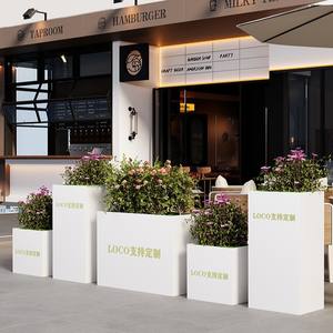 Banc de jardin modulaire intégré HX01 avec jardinière, pour terrasse extérieure, siège de repos, mobilier décoratif pour aménagement paysager commercial - Product Image 3