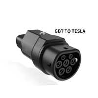 E-Mingze AC Charging EV Adaptateur GBT vers Tesla 16A Connecteur GB vers NACS Tesla pour voiture chinoise pour voiture tesla