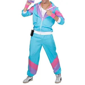 Hot Sale Bright Color Custom Nylon Tracksuit Men