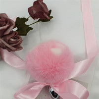 Plug anal en fourrure véritable pour femmes, modèle « Sey Toy Tails », avec porte-clés queue de renard, pour sacs à accessoires sexuels pour adultes, vente en gros, bon prix, fourrure véritable