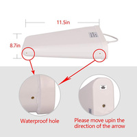 Antenne log-périodique à gain élevé 9-12 dBi 700~3700 MHz LPDA, résistante aux intempéries pour extérieur, pour 4G 5G