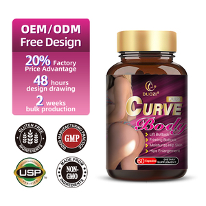Cápsulas DUOZI Curve Body Plus, 60 Unidades, Levanta Glúteos, Reafirma y Aumenta las Caderas, Suplemento Dietético para Mujeres, Sin Gluten - Product Image 1