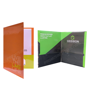 A4 thân thiện với môi không thấm nước hợp đồng thư mục giấy tùy chỉnh dập Bìa ký kết Chất kết dính hình chữ L chèn Túi thiết kế kinh doanh - Product Image 1