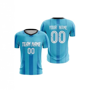 Voetbalshirt heren, teamnaam, nummer, zomer, ademend polyester, korte mouwen, grafische print, digitale print - Product Image 4
