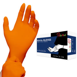 Gants jetables en nitrile noir extra durables 6 mil, sans poudre, antidérapants, hypoallergéniques, avec poignets froncés et bouts des doigts texturés, usage général - Product Image 5