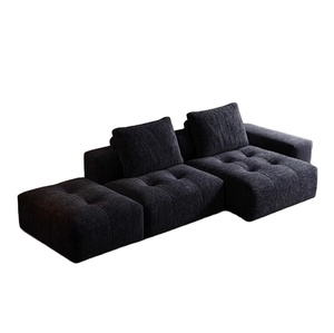 Canapé d'angle en tissu doux de style crème, grand format, pour <span class=keywords><strong>villa</strong></span>, moderne, élégant, haut de gamme, design, pour <span class=keywords><strong>la</strong></span> maison - Product Image 2