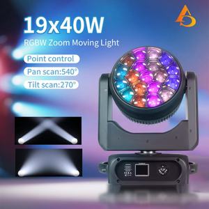 AICPOSE 19x40W Bee Eye LED Zoom Moving Head Light para Escenario, Discoteca, Fiesta, Luces Móviles RGBW - Product Image 3