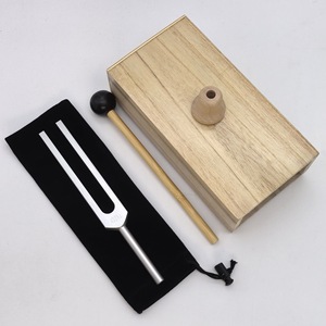 Fournisseur direct en gros transfrontalier : Diapasons en alliage d'aluminium 440HZ, 432HZ, 528HZ et caissons de résonance en bois pour haut-parleurs - Product Image 3