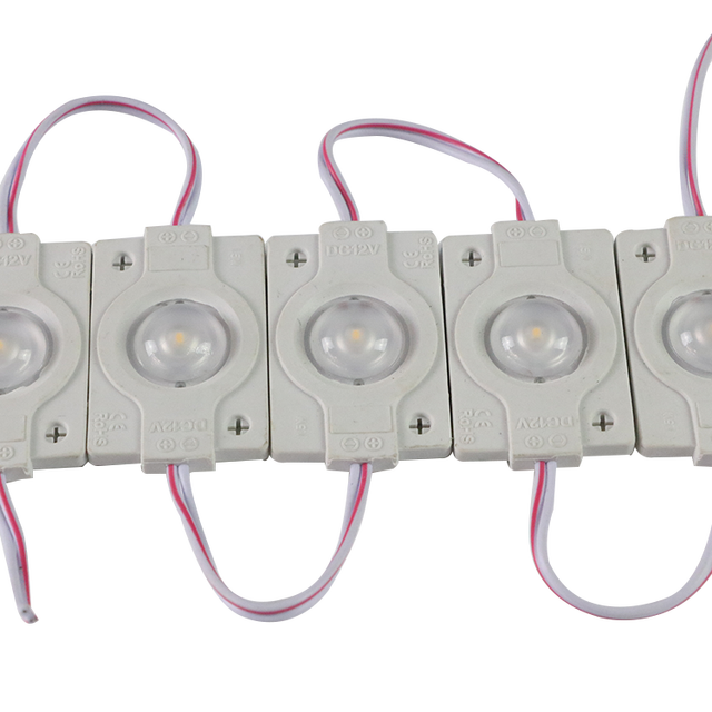 Waterproof Constant Current 3030 Outdoor Advertising Dc12v 24v Led Module With Round Lens Multicolor White Red Blue