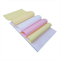 direct d'usine en papier autocopiant de haute qualité et à bas prix format A4 55GSM diverses couleurs ncr papier autocopiant