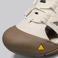 Sandales de randonnée pour hommes, chaussures de sport d'été, chaussures de plage antidérapantes, respirantes, à bout fermé, en cuir tendance
