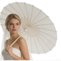 Nouvel Arrivage 2026 – Parapluie en Papier Moderne Qiuhe Personnalisable avec Logo, Accessoire de Danse Artisanat en Bambou DIY, Parasol Blanc pour Mariage et Fêtes – Vente Chaude