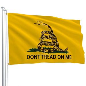 ธงผ้าโพลีเอสเตอร์ 100D คุณภาพพรีเมียม ขนาด 3x5 ฟุต (90x150 ซม.) ขายส่ง ธง "อย่าเหยียบฉัน" - Product Image 1