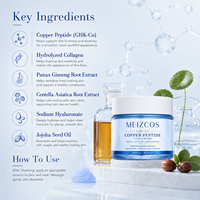 Crème Visage au Peptide de Cuivre GHK-Cu 50ml avec Logo Personnalisé – Hydratation Raffermissante, Soutien de la Barrière Cutanée, Soin Quotidien, Hydratant Lissant