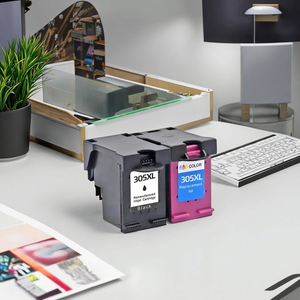 <span class=keywords><strong>Cartouche</strong></span> 305 XL 305XL <span class=keywords><strong>Cartouche</strong></span> d'encre remanufacturée noire HP305 Convient aux imprimantes HP Deskjet 2300 <span class=keywords><strong>2710</strong></span> 2700 2320 - Product Image 4