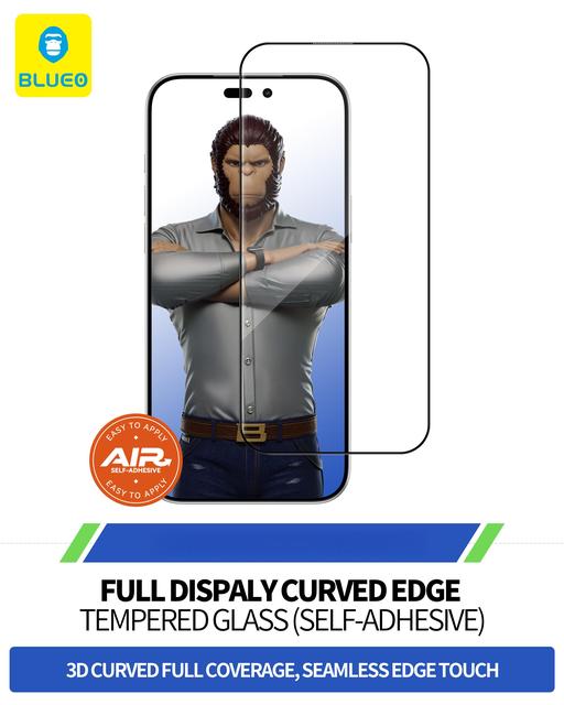 Premium 9H Waterproof Anti-Scratch 3D Curved HD Tempered Glass Screen Protector Full Coverage Easy Installation Mobile Phone