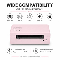 Imprimante d'étiquettes d'expédition thermique directe Uyin E55 PRO 4x6 203 DPI USB en option, imprimante d'étiquettes de codes-barres pour le commerce électronique
