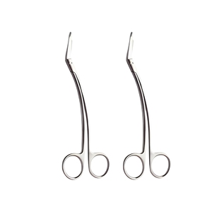 2 Tijeras Quirúrgicas Taylor Dura de 17 cm, Tijeras de Acero Inoxidable, Instrumentos Médicos Quirúrgicos - Product Image 1