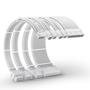 16wg 300 मिमी pcye 5.0 एक्सटेंशन केबल किट बिजली आपूर्ति केबल 24 पिन * 1 + 8(4 + 4) पिन * 2 + (12 + 4/<span class=keywords><strong>3</strong></span> * 8पिन) * 1 स्टॉक - Product Image 2