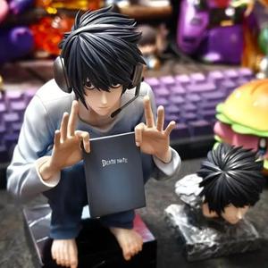 Figurine de Manga et Anime <span class=keywords><strong>Death</strong></span> <span class=keywords><strong>Note</strong></span>, Statue de Yagami Light assis avec deux mains modifiées, Figura en PVC, Jouet, Cadeau - Product Image 2
