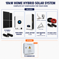 Système solaire 2000w pour camping-car, système d'énergie solaire 10 kw, kit de système hybride solaire