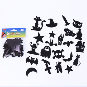 Pegatinas de espuma brillante para Halloween, pegatinas autoadhesivas de <span class=keywords><strong>calabaza</strong></span> de espuma <span class=keywords><strong>EVA</strong></span>, purpurina 3D DIY para decoraciones infantiles - Product Image 2