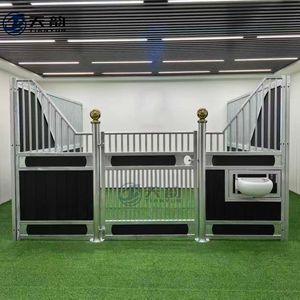 Panneau <span class=keywords><strong>de</strong></span> box à chevaux préfabriqué galvanisé populaire, galvanisé à chaud et thermolaqué, style européen, avec toit - Product Image 5