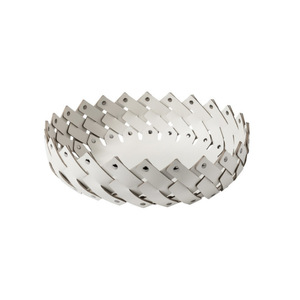 Panier de rangement en cuir tressé de style nordique, panier de rangement de bureau, panier à linge, pot de fleurs rond tressé artistique - Product Image 5