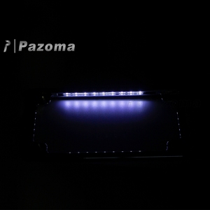Luz <span class=keywords><strong>de</strong></span> marco <span class=keywords><strong>de</strong></span> <span class=keywords><strong>matrícula</strong></span> plana personalizada para motocicleta 9 * LED 7-3/16 "X 4-1/4" para modelos Harley - Product Image 5