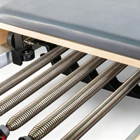 Contron Sports Premium Maple Wood Pilates Reformer 2430mm Kelas Komersial Yoga Core Bed Rehabilitasi Tahan Lama untuk Kesehatan