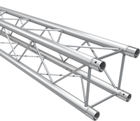 Structure de scène modulaire en aluminium 6061-T6, treillis carré 290 mm F34, équipement de rigging robuste pour événements DJ et expositions