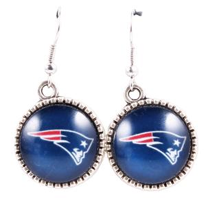 أقراط جديدة على شكل أزرار بتصميم عتيق لفرق دوري كرة القدم الأمريكية NFL32، أقراط بسيطة وجذابة - Product Image 3