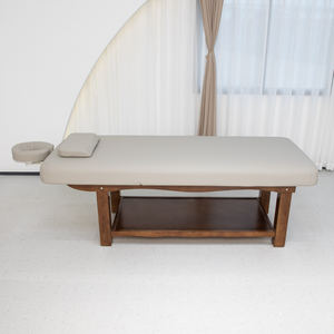 Bàn làm đẹp bán buôn hiện đại, nội thất salon sang trọng, chăm sóc da toàn thân, chăm sóc da mặt, nối mi, spa làm đẹp, giường <span class=keywords><strong>massage</strong></span> gỗ - Product Image 5