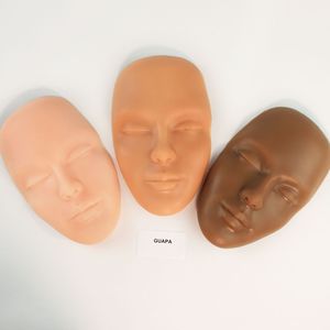 Tatouage 3D pratique visage Hyper réaliste Premium Silicone peau visage Mannequin pour la pratique du maquillage entier Silicone visage poupée - Product Image 6