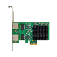 Carte réseau serveur Ethernet LAN double port/RJ45 2.5GbE interne PCIe X1 RTL8125BG en stock