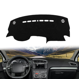 Pour Citroën C4 Quatre <span class=keywords><strong>DS4</strong></span> 2011-2018, couvre-tableau de bord de voiture, accessoires auto, couvre-tableau de bord de voiture avec fonction antidérapante - Product Image 1