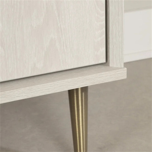 Commode à 6 tiroirs avec plateau en MDF de 36'' H x 57'' L, glissières métalliques, poignées en laiton, garantie 5 ans, idéale pour chambre principale - Product Image 5