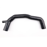 Selang Intake Udara Dingin Silikon 2 Inci, Pengganti Pipa Intake, Cocok untuk BMW N54 135i 335i 535i Z4 3.0L Hitam ICP016-BK