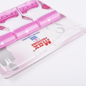Rasoio <span class=keywords><strong>svedese</strong></span> importato a lama di rasoio in plastica con impugnatura salda da donna rosa per preparazioni mediche - Product Image 3