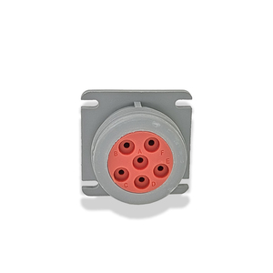Connecteurs de câblage Deutsch HD J1708 6 broches étanches IP67, contacts en cuivre pour véhicules automobiles, camions et bus lourds 12V/24V IATF Gris 12A - Product Image 6