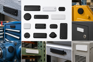 Passive UHF <b>RFID</b> Anti Metal Tag <b>Label</b> Waterproof <b>Printable</b> for Machinery Tool Cabinet and Fixed Asset Tracking - Product Image 2