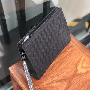 <span class=keywords><strong>Borsa</strong></span> Clutch Intrecciata di Lusso Fatta a Mano per <span class=keywords><strong>Uomo</strong></span>, in Morbida Pelle di Vitello, <span class=keywords><strong>Pochette</strong></span> da Polso, Organizer per Affari, Portafoglio - Product Image 5